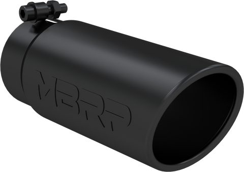 MBRP Single Wall Rolled Angle Cut 4-Inch Outlet | Universal (T5112)