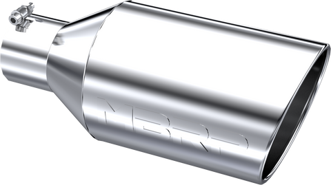 MBRP Single Wall Rolled Angle Cut 8-Inch Outlet | Universal (T5128)