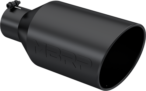 MBRP Single Wall Rolled Angle Cut 8-Inch Outlet | Universal (T5128)