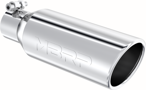 MBRP Single Wall Rolled Angle Cut 4-Inch Outlet | Universal (T5150)