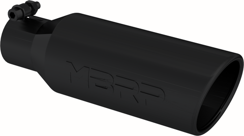 MBRP Single Wall Rolled Angle Cut 4-Inch Outlet | Universal (T5150)