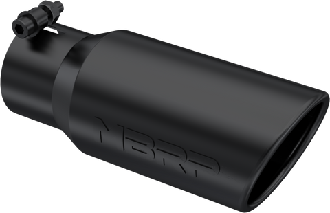 MBRP Single Wall Rolled Angle Cut 4-Inch Outlet | Universal (T5155)