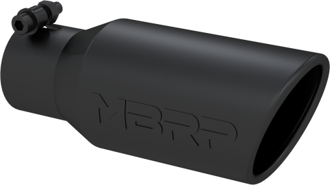 MBRP Single Wall Rolled Angle Cut 4-Inch Outlet | Universal (T5157)