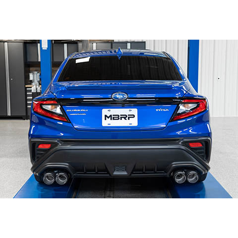 MBRP 3" Quad Tips Cat-Back | 2022+ Subaru WRX