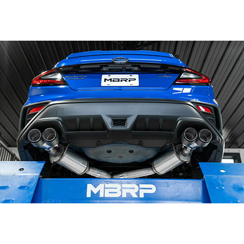 MBRP 3" Quad Tips Cat-Back | 2022+ Subaru WRX