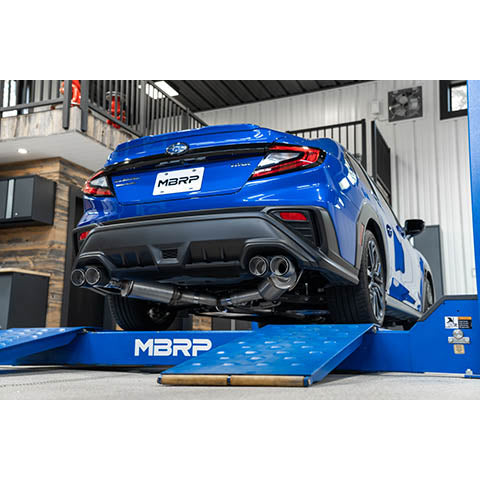 MBRP 3" Quad Tips Cat-Back | 2022+ Subaru WRX