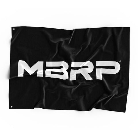 MBRP 27" x 54", Black Flag | Universal (B0839)