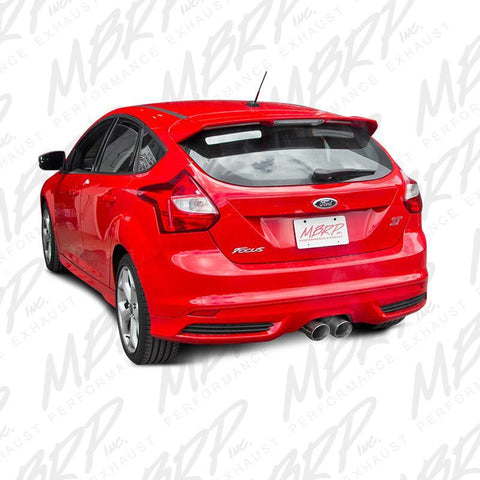 MBRP Ecoboost 3" Cat Back - Dual Center Outlet, AL | 2013-2018 Ford Focus ST 2.0L (S4200AL)