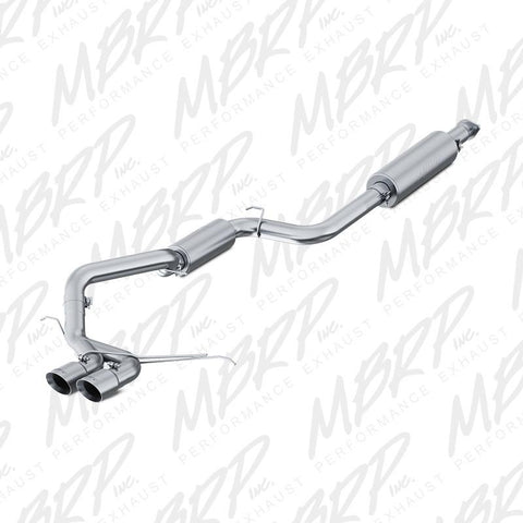 MBRP Ecoboost 3" Cat Back - Dual Center Outlet, AL | 2013-2018 Ford Focus ST 2.0L (S4200AL)