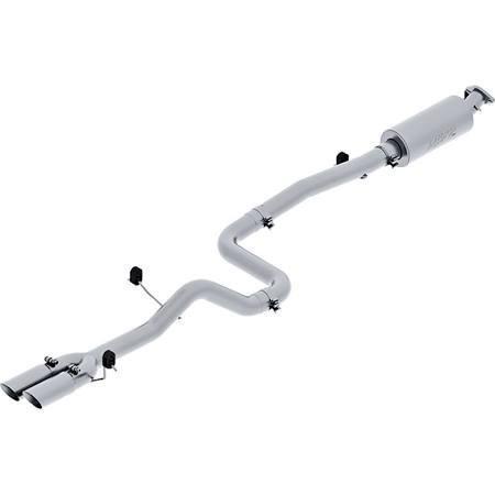 MBRP Ecoboost 3" Cat Back - Dual Outlet, Aluminzed | 2014-2017 Ford Fiesta ST 1.6L (S4202AL)