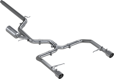 MBRP 3-Inch Armor Pro Race Profile Dual Rear Exit Cat-Back Exhaust with Stainless Steel Tips | 2019 - 2021 Volkswagen Jetta GLI (S4608304)
