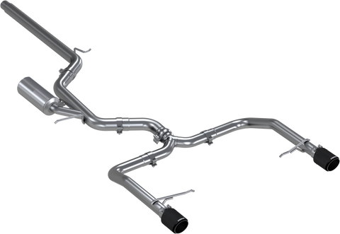 MBRP 3-Inch Armor Pro Race Profile Dual Rear Exit Cat-Back Exhaust with Carbon Fiber Tips | 2019 - 2021 Volkswagen Jetta GLI (S46083CF)