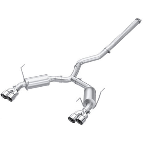 MBRP 3" Quad Tips Cat-Back | 2022+ Subaru WRX