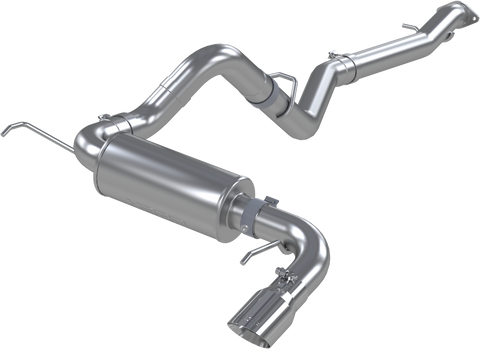 MBRP 3-Inch Armor Pro Street Profile Single Rear Exit Cat-Back Exhaust with Stainless Steel Tip | 2021 - 2022 Ford Bronco 2.3L/2.7L (S5235304)