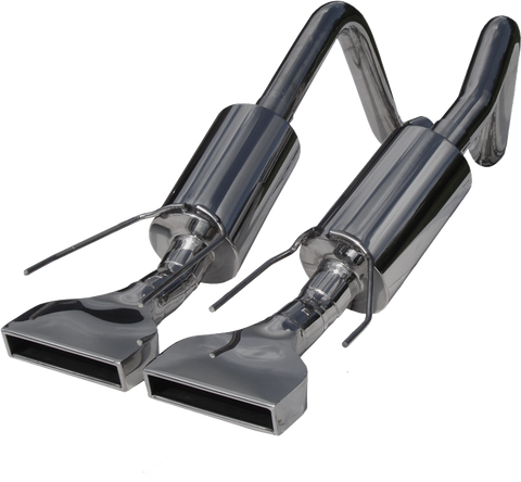 MBRP 2.5-Inch Armor Pro Race Profile Dual Rear Exit Axle-Back Exhaust | 2005 - 2008 Chevrolet Corvette (S7002304)