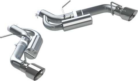 MBRP 3-Inch Armor Plus Dual Exit Axle-Back Exhaust w/ Stainless Steel Tips | 2016 - 2024 Chevrolet Camaro SS (S7034409)