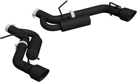 MBRP 3-Inch Armor BLK Dual Exit Axle-Back Exhaust w/ Black Tips | 2016 - 2024 Chevrolet Camaro SS (S7034BLK)