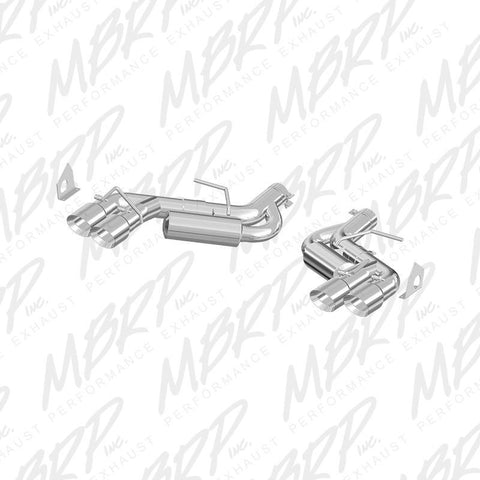 MBRP 3" Dual Axle Back Exhaust | 2016-2024 Chevy Camaro ZL1 / SS / LT1 (S7036)