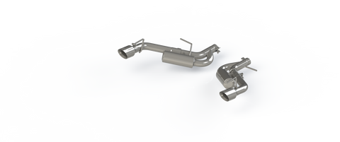 MBRP 2.5-Inch Race Profile Dual Exit Axle-Back Exhaust w/ Stainless Steel Tips | 2016 - 2024 Chevrolet Camaro LS / 1LT / 2LT (S7038304)