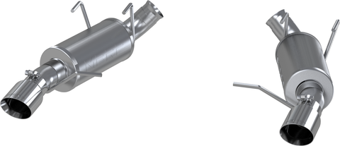 MBRP 3-Inch Street Dual Exit Axle-Back Exhaust | 2011 - 2014 Ford Mustang GT (S7225AL)