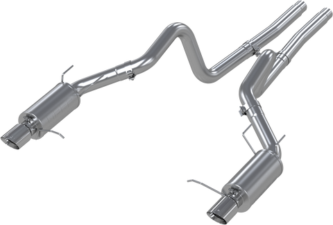 MBRP 3-Inch Street Dual Exit Cat-Back Exhaust w/ Stainless Steel Tips | 2011 - 2012 Ford Mustang GT500 & 2011-2014 GT (S7258409)
