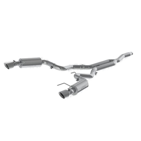 MBRP T409 Stainless Steel 3" Cat-Back - Dual Split Exit | 2015-2024 Ford Mustang EcoBoost (S7274409)