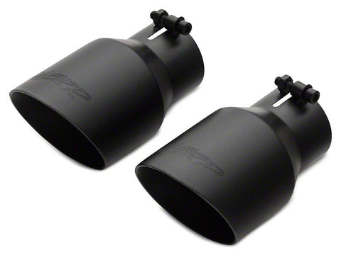 MBRP 3" Race Version Dual Split Cat-Back Exhaust w/ 4.5" tips | 2015-2024 Ford Mustang Ecoboost (S7275BLK)