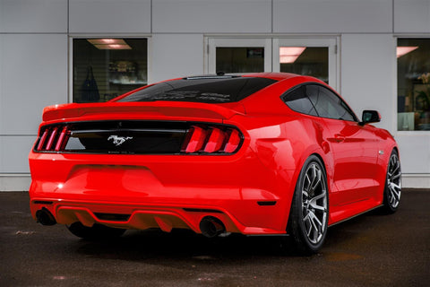 MBRP 3" Race Version Dual Split Cat-Back Exhaust w/ 4.5" tips | 2015-2024 Ford Mustang Ecoboost (S7275BLK)