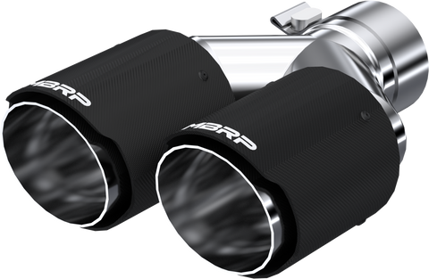 MBRP Dual Wall Angle Cut Dual 3.5-Inch Outlet | Universal (T5170CF)