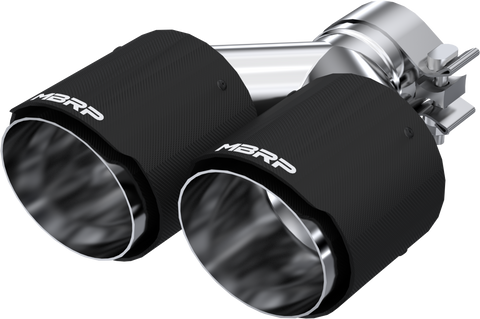 MBRP Dual Wall Angle Cut Dual 4-Inch Outlet | Universal (T5177CF)