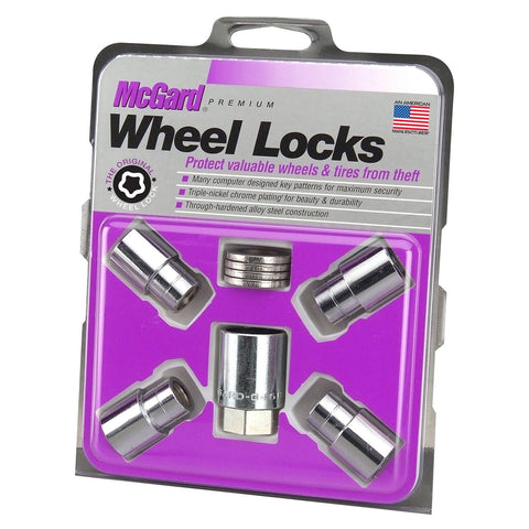 McGard Mag/Shank Style Wheel Locks / Exposed / Chrome (21153)