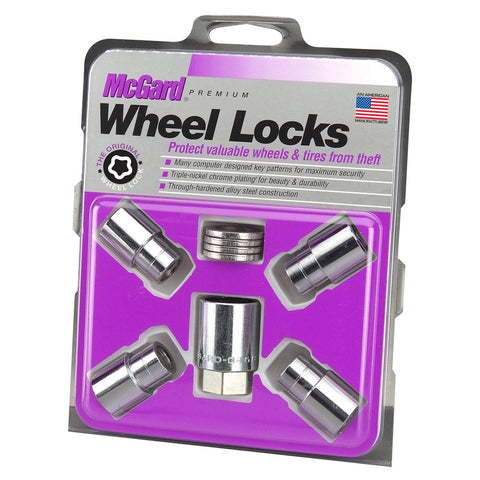 McGard Mag/Shank Style Wheel Locks / Exposed / Chrome (21156)