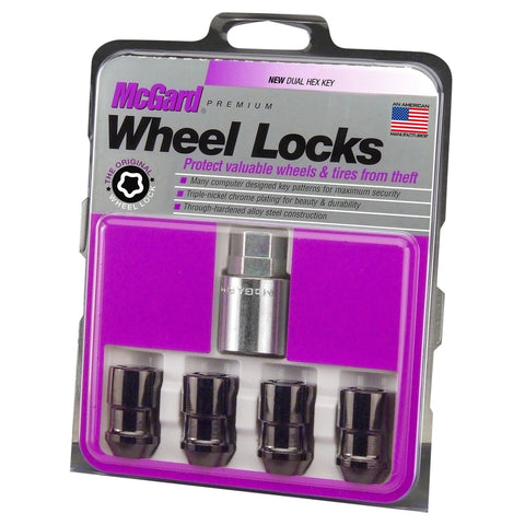 McGard Cone Seat Exposed Style Wheel Locks / Black (24038)