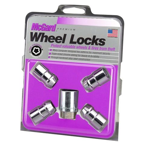 McGard Cone Seat Exposed Style Wheel Locks / Chrome (24138)