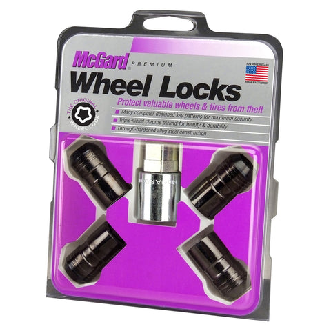 McGard Cone Seat Exposed Style Wheel Locks / Black (24216)