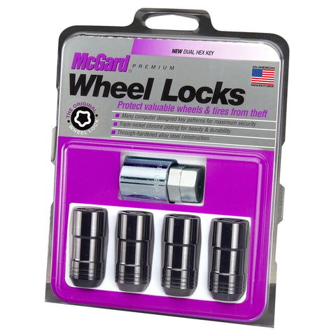 McGard Cone Seat Exposed Style Wheel Locks / Black (24220)