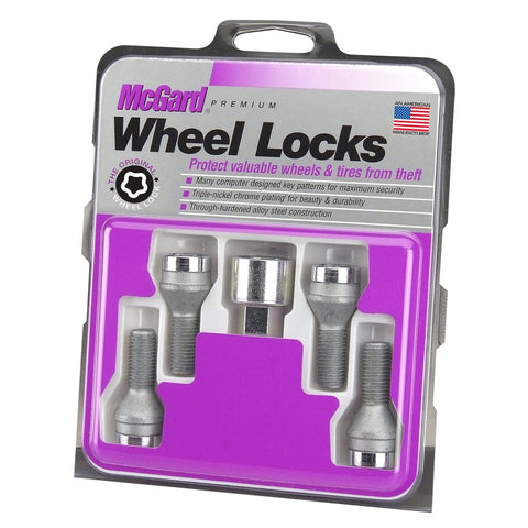 McGard Cone Seat Style Wheel Lock Bolts / Chrome (27014)