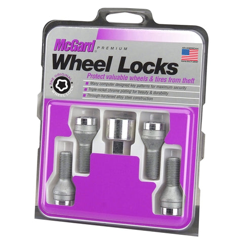 McGard Cone Seat Style Wheel Lock Bolts / Chrome (27222)