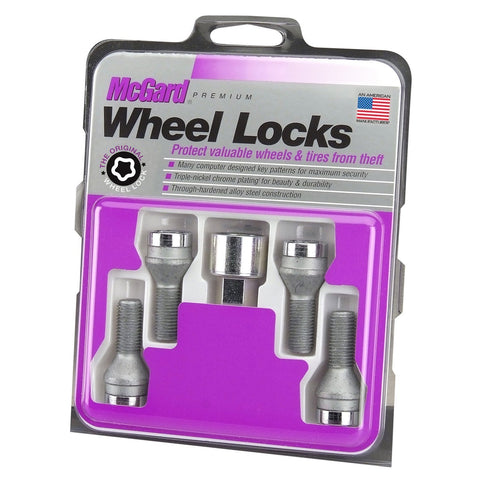 McGard Cone Seat Style Wheel Lock Bolts / Chrome (27261)