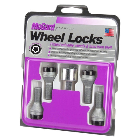 McGard Cone Seat Style Wheel Lock Bolts / Black (27305)