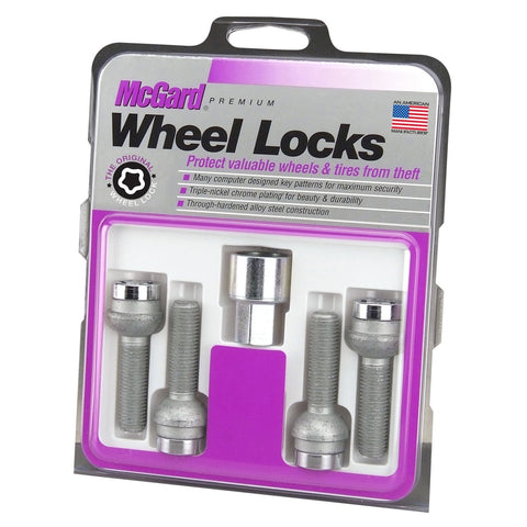 McGard Radius Seat Style Wheel Lock Bolts / Chrome (28017)