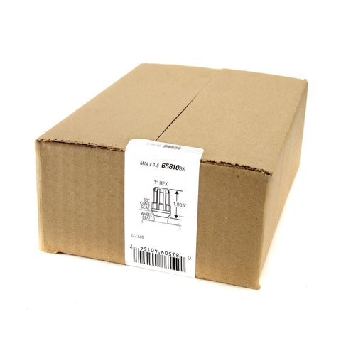 McGard Tuner Style Cone Seat Wheel Installation Kit / Black (65810BK)