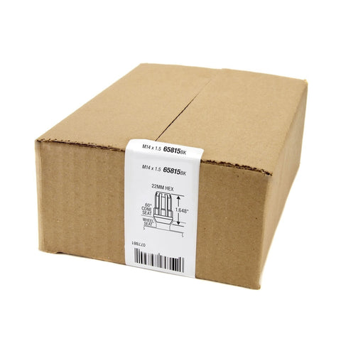 McGard Tuner Style Cone Seat Wheel Installation Kit / Black (65815BK)