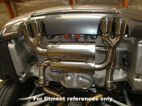 Megan Racing Axle Back Exhaust | 2008-2011 BMW E90 M3 4 Door (MR-ABE-BE90M34D-VO)