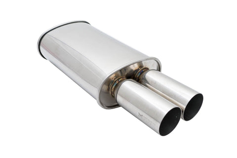 Megan Racing Universal Muffler Dual Chrome Tips (MR-MU-MDT)