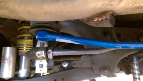 Megan Racing Rear Lower Strut Bar | 2008-2012 Subaru WRX (MR-SB-SI08RL-R)