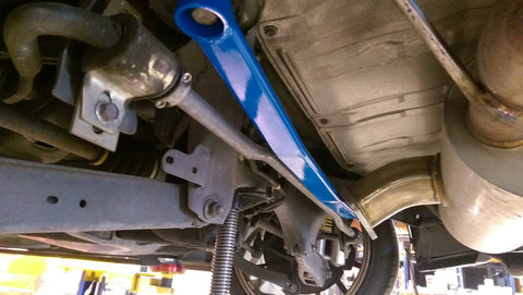 Megan Racing Rear Lower Strut Bar | 2008-2012 Subaru WRX (MR-SB-SI08RL-R)