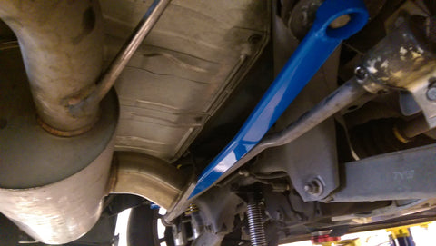 Megan Racing Rear Lower Strut Bar | 2008-2012 Subaru WRX (MR-SB-SI08RL-R)