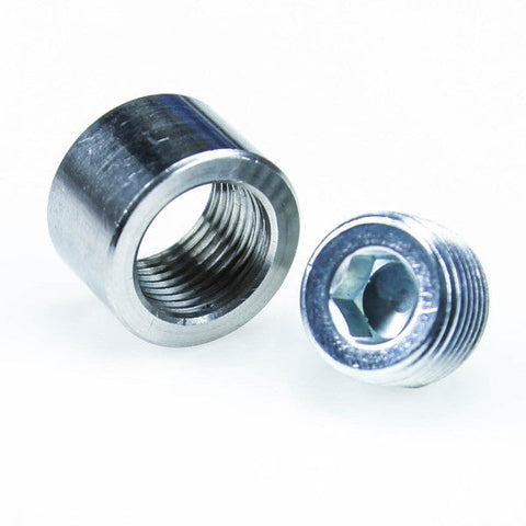 MegaSquirt 3/8? NPT Stainless Steel Weld-On Bung for IAT or CLT Sensor (38NPT-BungSS)