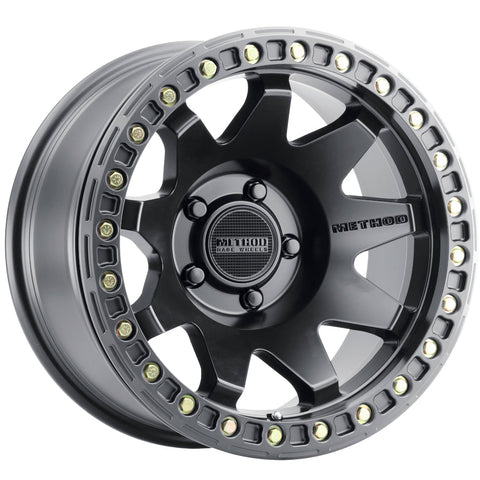Method Race Wheels MR108 Matte Black w/ Real Beadlock 17x9 | 5x127 (MR10879050544B)